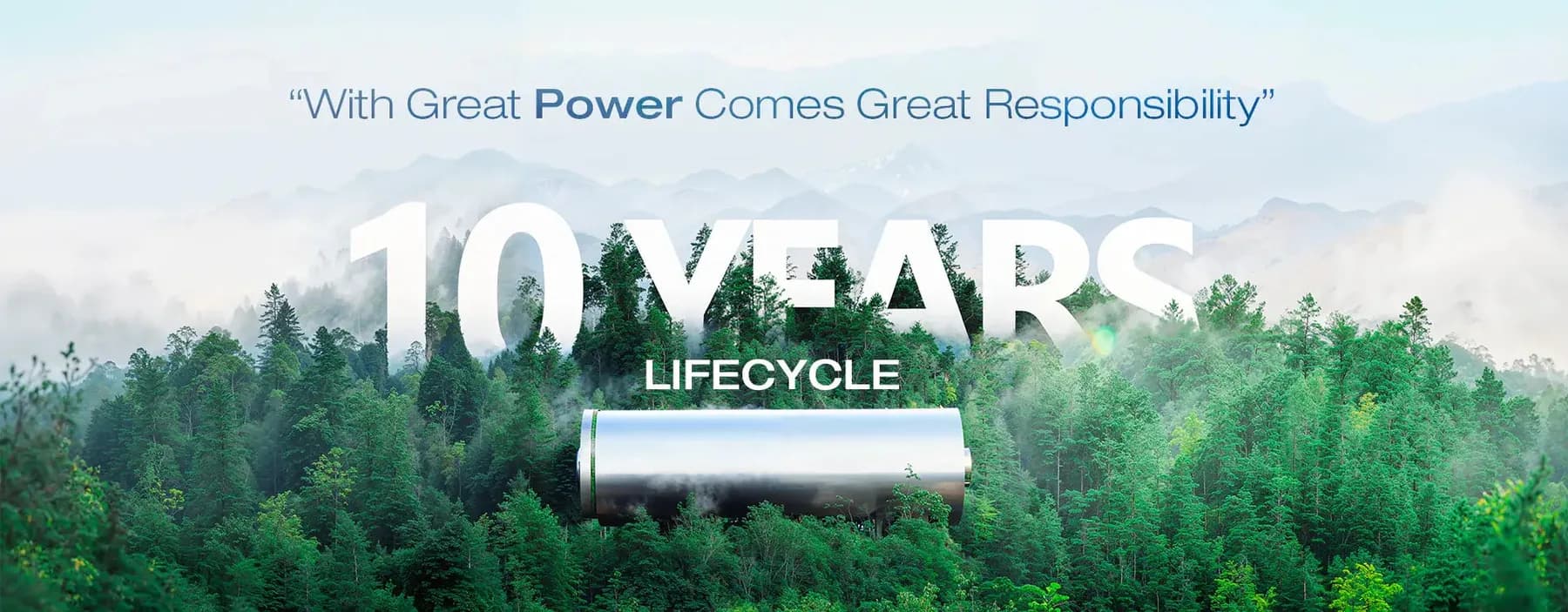 Ten-year battery lifecycle